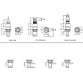 Saída mv industrial de FST800-201 selada e calibre o sensor de pressão piezo